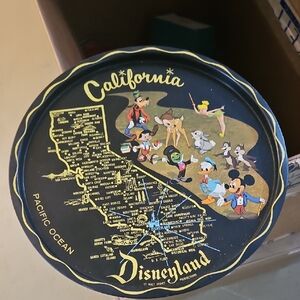 Disney Black and Gold California Plate